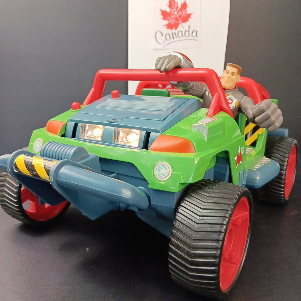 Working Lights Talks Playskool Major Powers All Terrain Vehicle & Figure CN